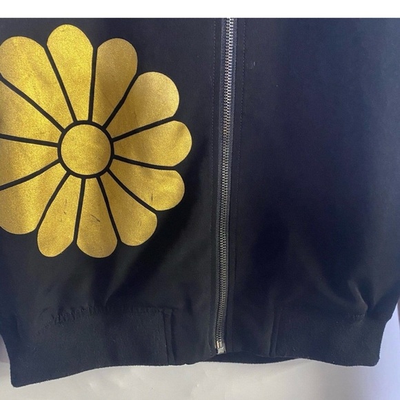 Hot Topic Suicide Squad Katana Jacket Bomber Black Zip Up JR Small Harley Quin - Picture 2 of 7